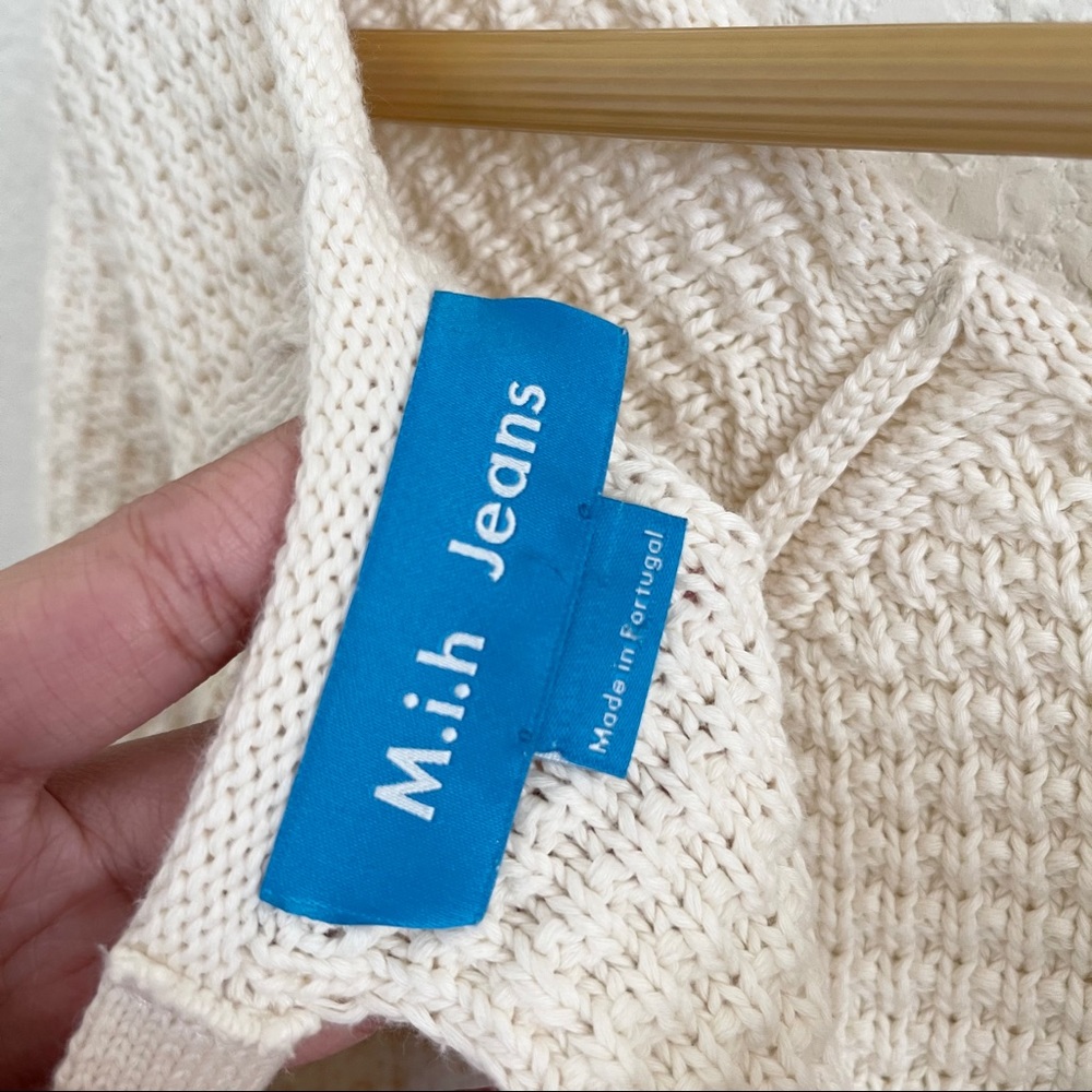 M.I.H. Jeans Cotton Open Back Knit Sweater - Picture 7 of 8